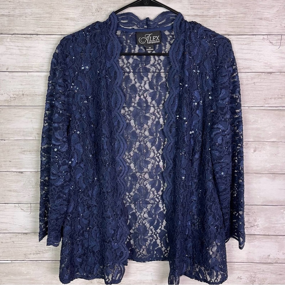 Alex Evenings Cocktail Dress Jacket